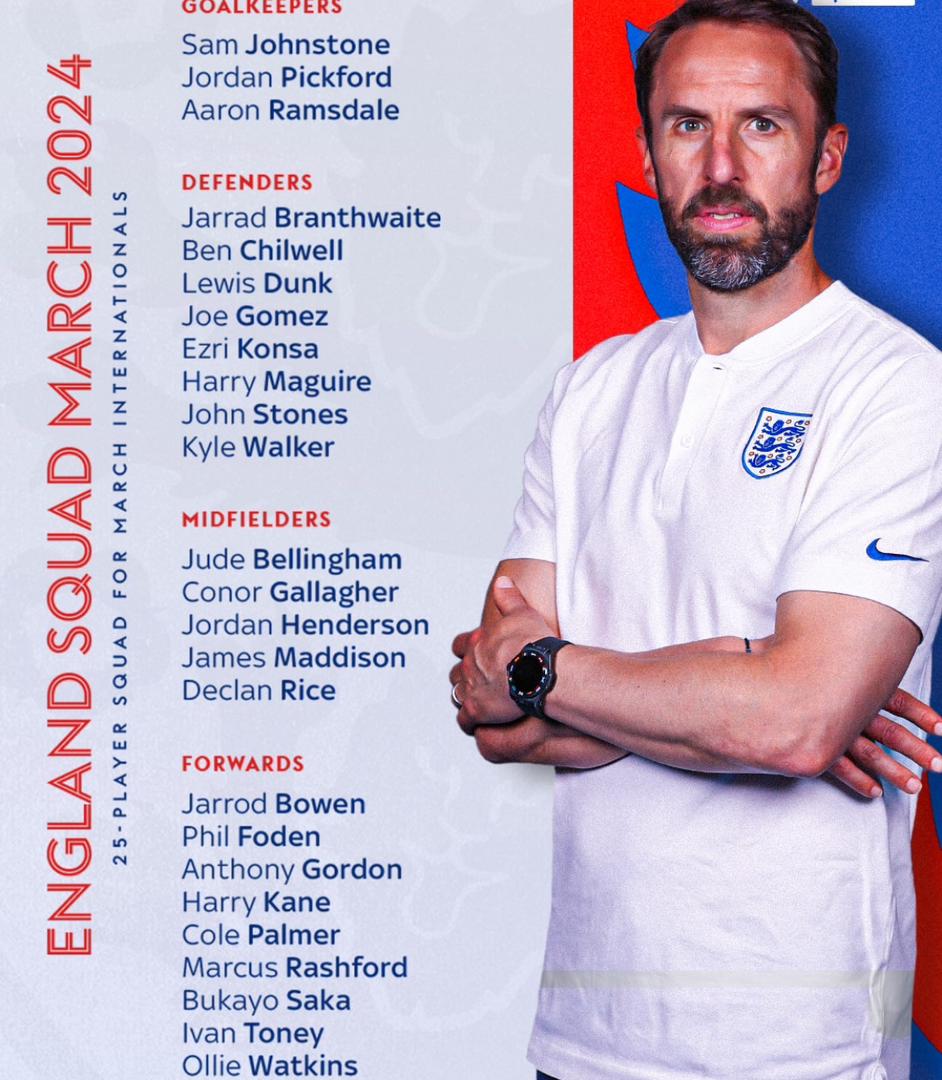 Read more about the article GARETH SOUTHGATE IS READY FOR THE INTERNATIONAL BREAK