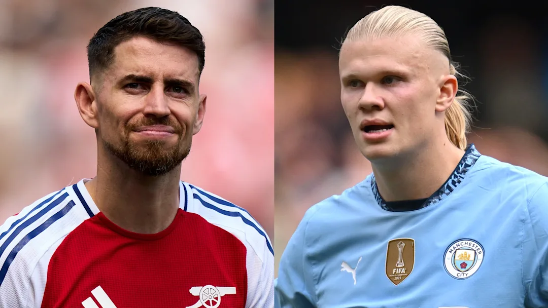Read more about the article Jorginho admits Erling Haaland’s goal scoring form is making Arsenal laugh