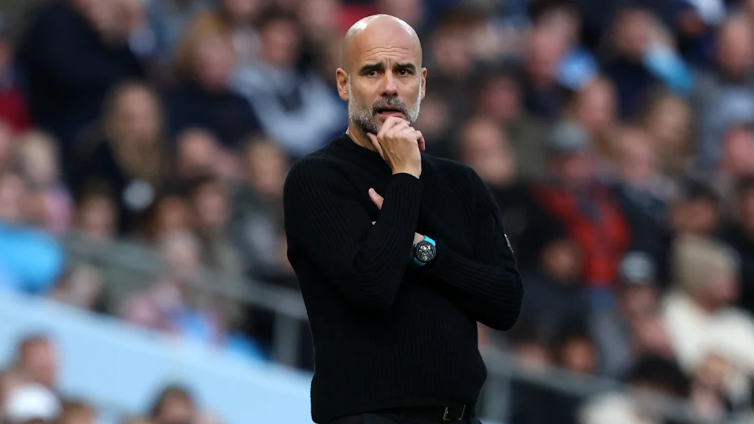 Read more about the article Pep Guardiola offers Man City contract update with England job admission