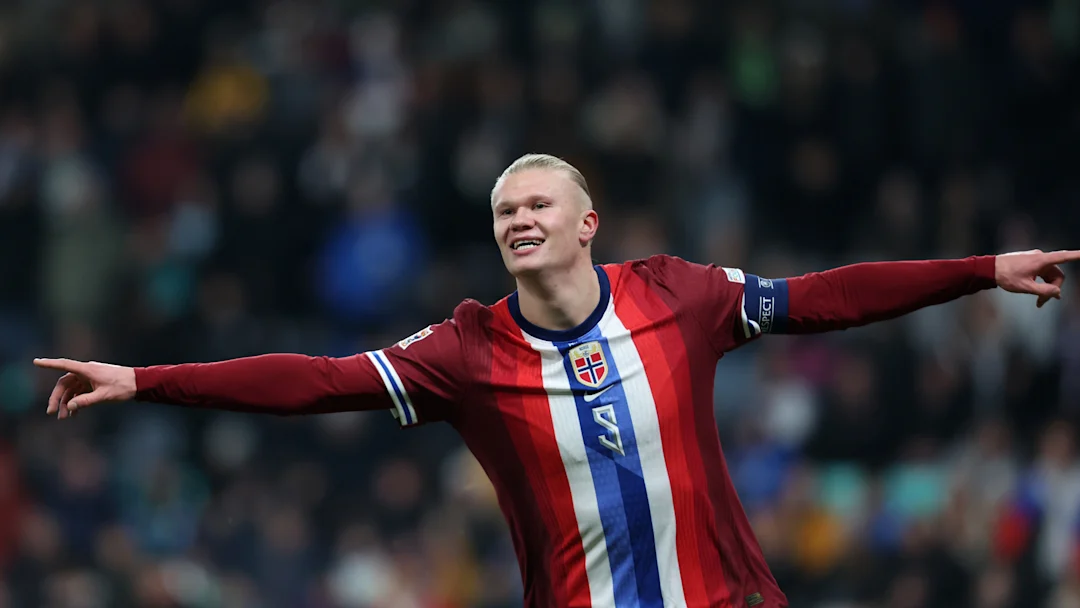 Read more about the article Erling Haaland extends Norway goal record but is short of European scoring title