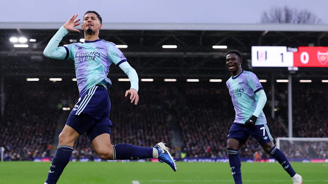 Read more about the article Fulham 1-1 Arsenal: Player ratings as Saliba salvages a point for the Gunners
